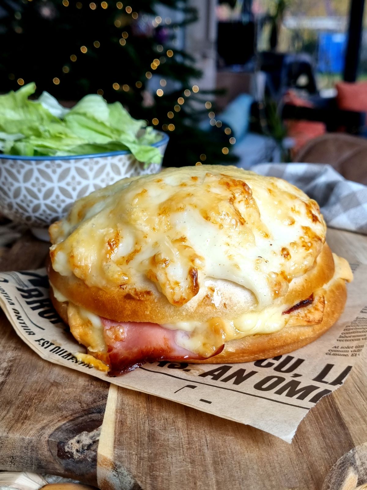 Croque-monsieur béchamel en faluche