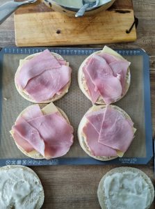 déposer le jambon