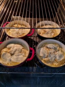 Cuisson des gratins de ravioli