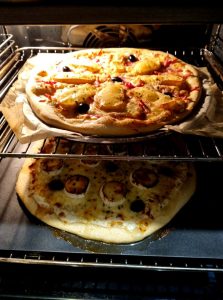 Cuisson de la pizza XXL