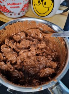 corn flakes, nutella, chocolat au lait