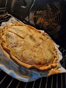 Quiche façon raclette