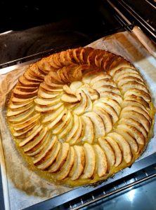 Tarte à la compote de pommes