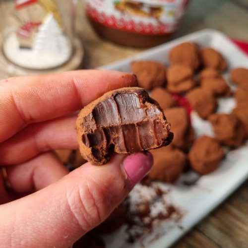 Truffes maison au chocolat et nutella