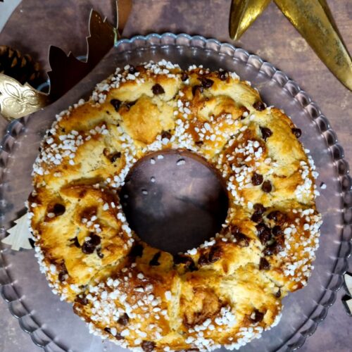 Couronne des rois briochée aux pépites de chocolat