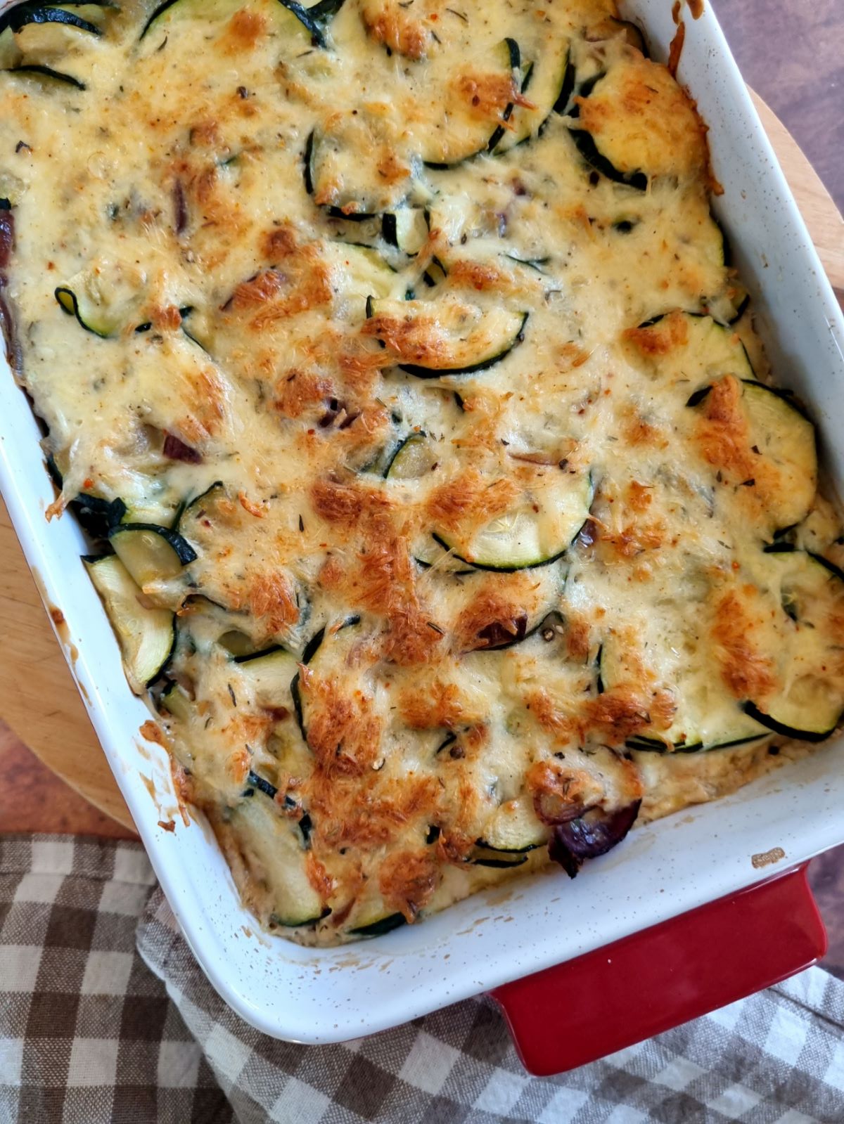 gratin de courgettes avec Cookeo