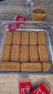 1 couche de biscuits lotus