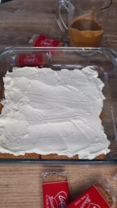 Etaler la chantilly mascarpone