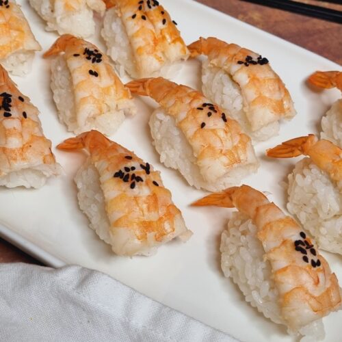 Sushi aux crevettes