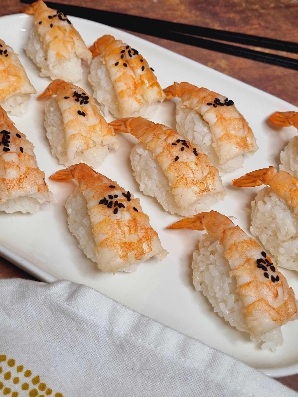 Sushi aux crevettes