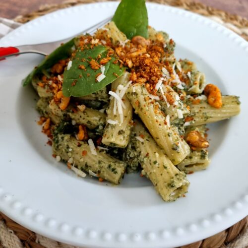 Rigatoni au chou kale