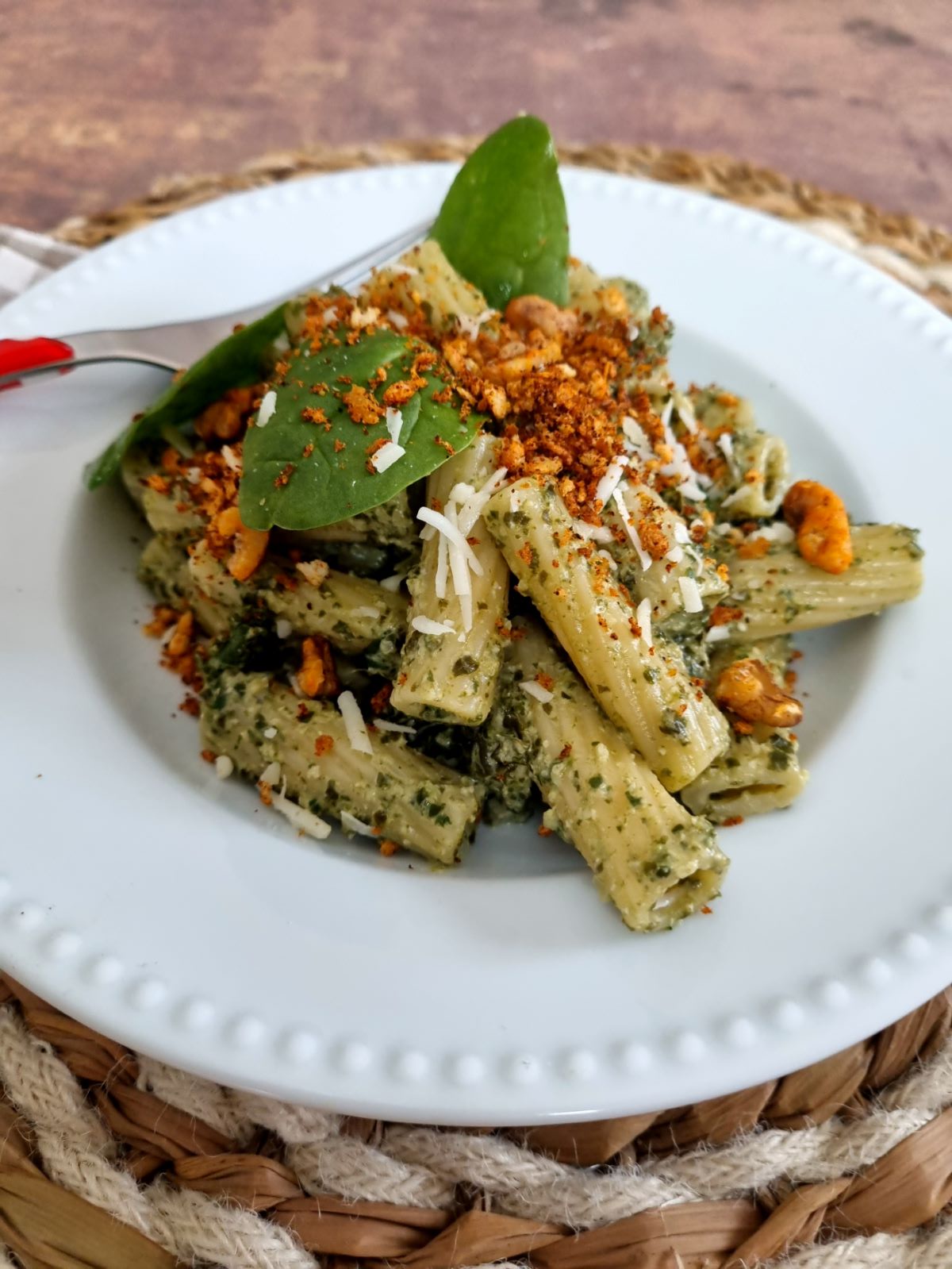 Rigatoni au chou kale