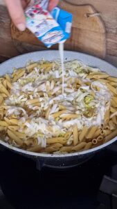 One pot pasta aux poireaux