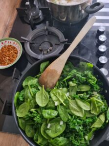 Faire le pesto de chou kale