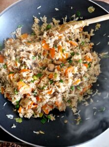 Riz sauté au wok