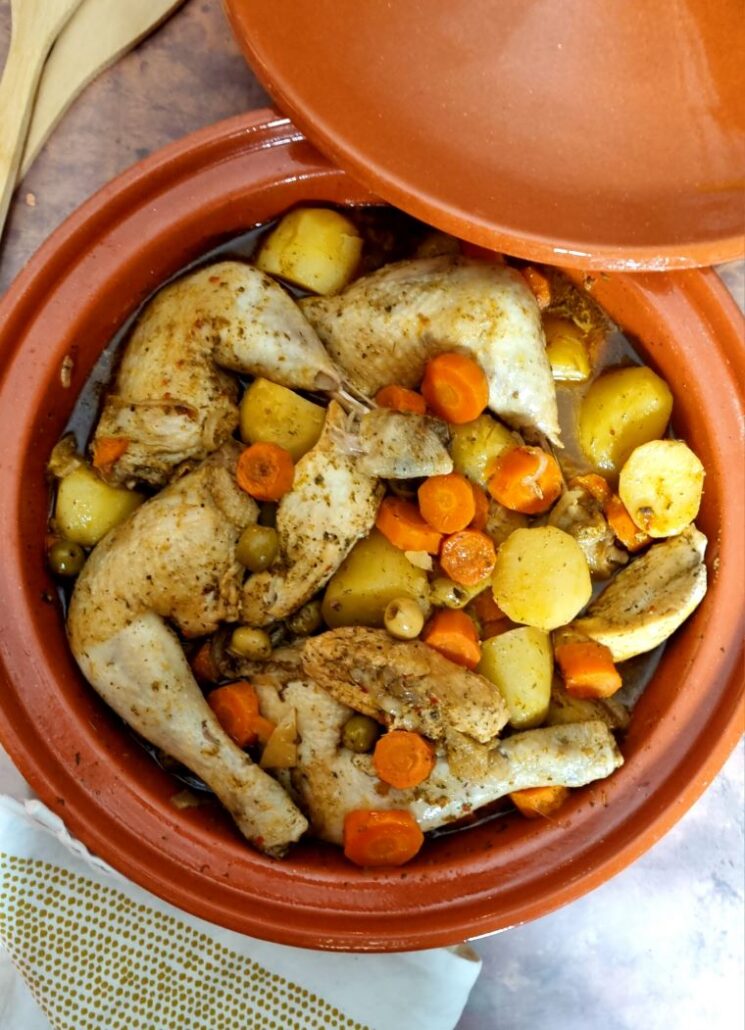 Tajine de poulet aux olives