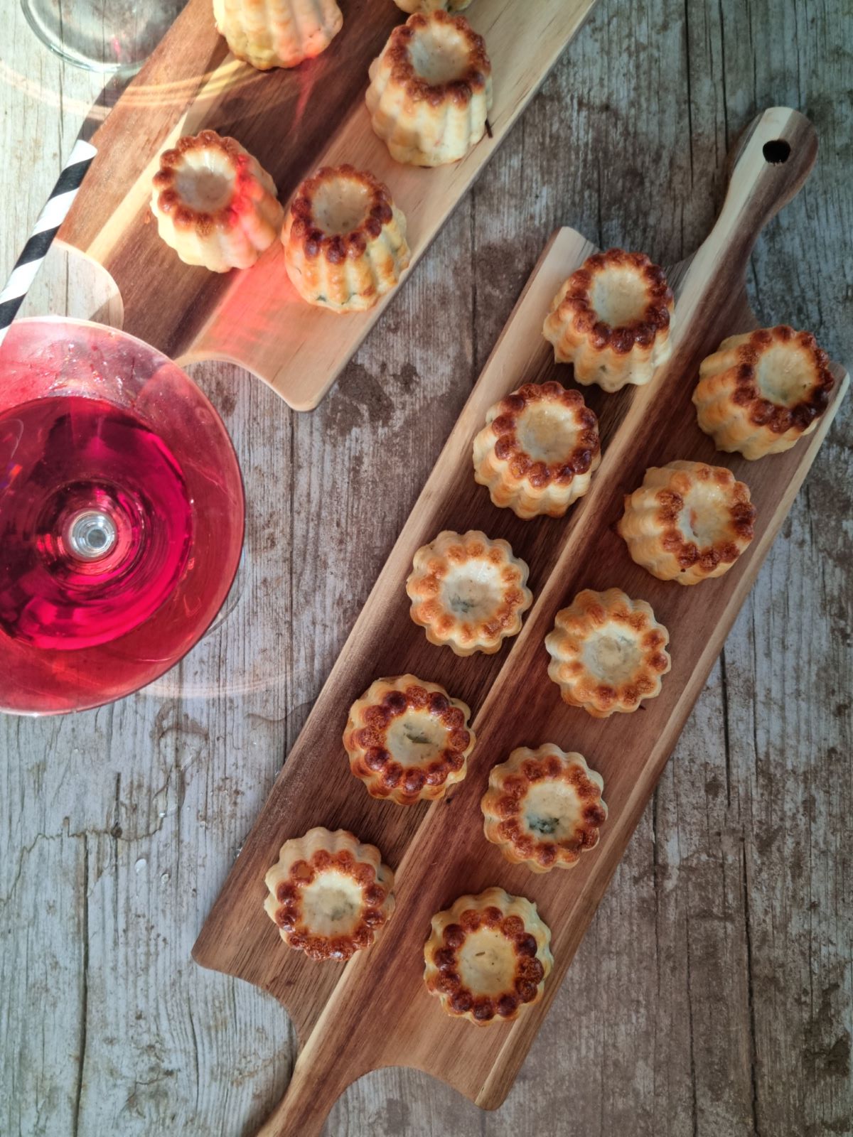 cannelés apéritifs au surimi