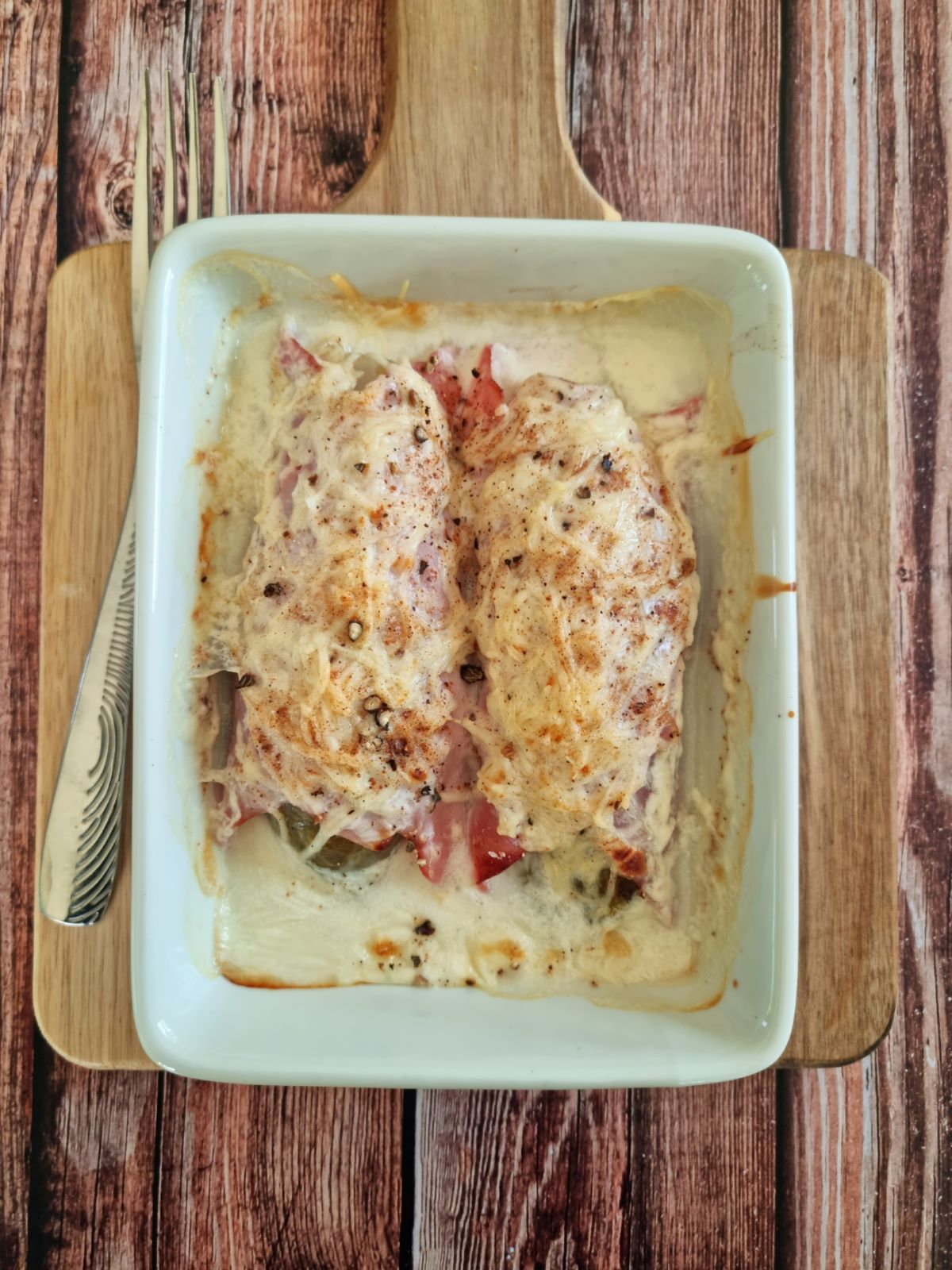 Endives au jambon gratinées