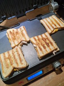 Cuisson des grilled cheese