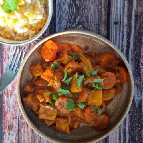 Korma de légumes végétarien