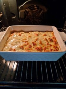 Cuisson des lasagnes au saumon