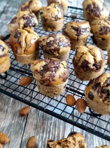 Petits muffins chocolat et amande