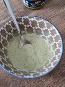 crème au pesto