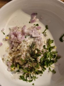 Faire le tartare de saumon