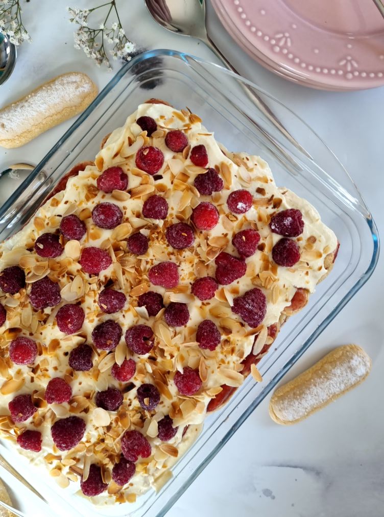 Tiramisu aux framboises