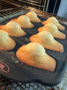 Cuisson des madeleines