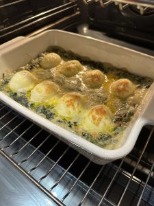 Réchauffer les oeufs à la florentine au four