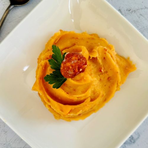 Purée de pommes de terre au chorizo