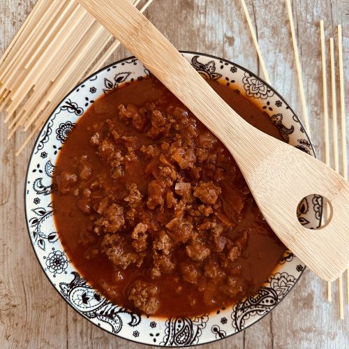 Les spaghetti bolognaise délicieuses et plus légères