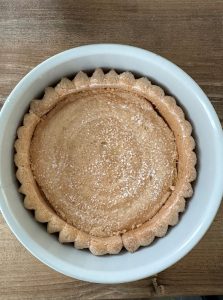 Poser le disque de biscuit à la cuillère