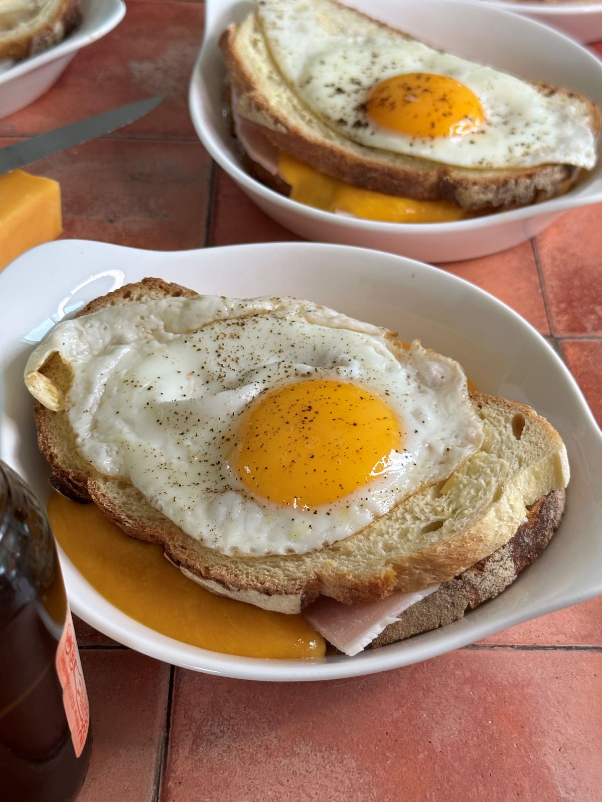 Croque-monsieur façon welsh