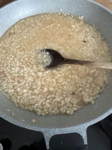 Cuisson du riz à risotto