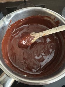 chocolat fondu et beurre