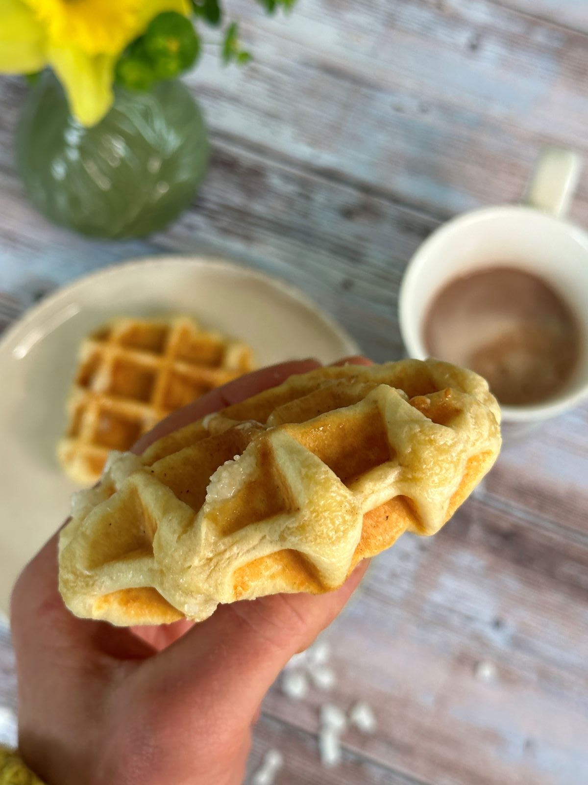 Gaufres liégeoises au Thermomix