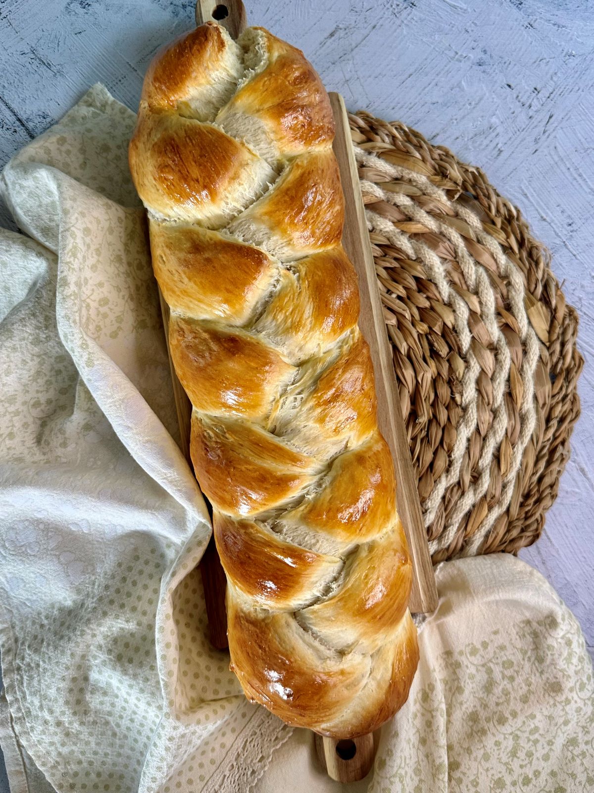 Pain au lait tressé au thermomix