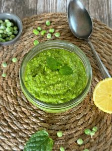 Pesto de petits pois au Thermomix