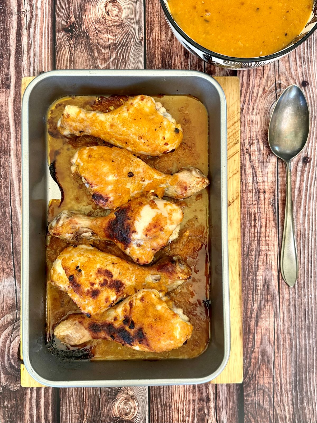 Pilons de poulet sauce à la mangue