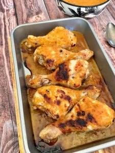 Pilons de poulet sauce à la mangue au Thermomix