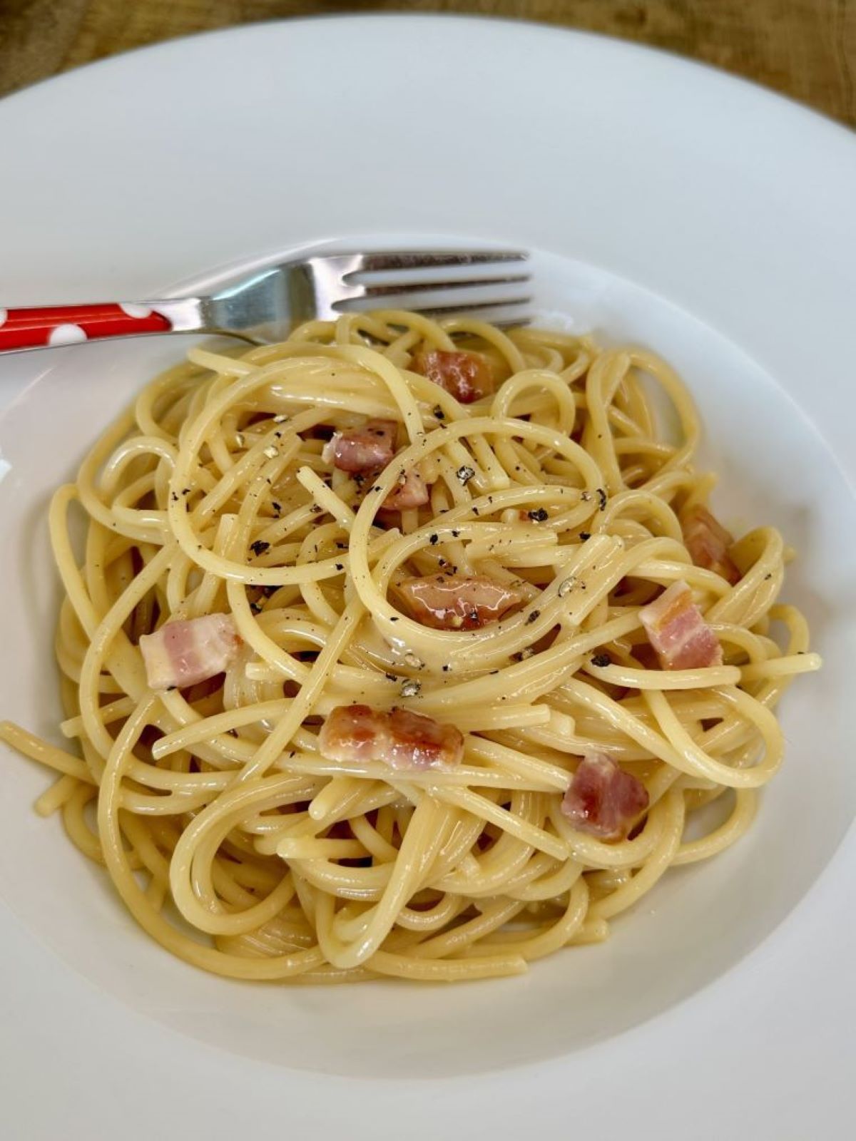 Spaghetti alla carbonara Pasta Queen