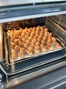 Cuisson des chouquettes