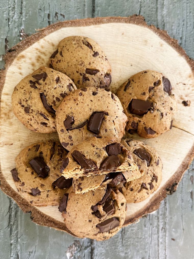 Cookies healthy chocolat noisette