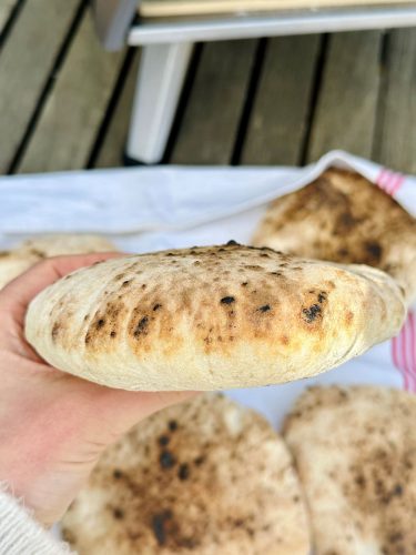 Pain kebab au Thermomix et cuisson au four à pizza