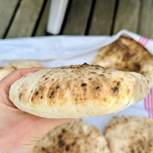 Pain kebab au Thermomix et cuisson au four à pizza