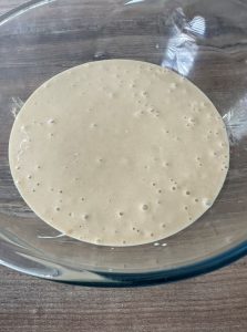 Pâte à gaufres au fromage blanc