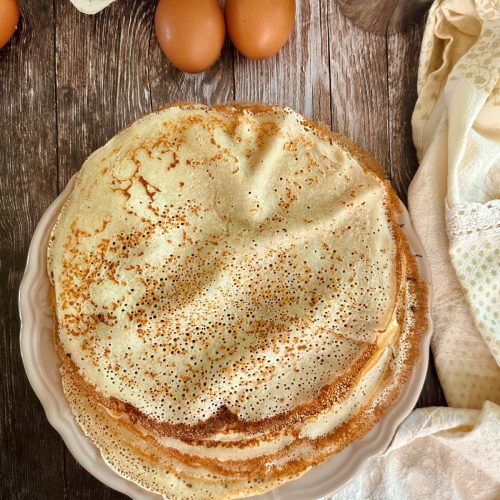 Ratons, crêpes du Nord à la levure fraîche