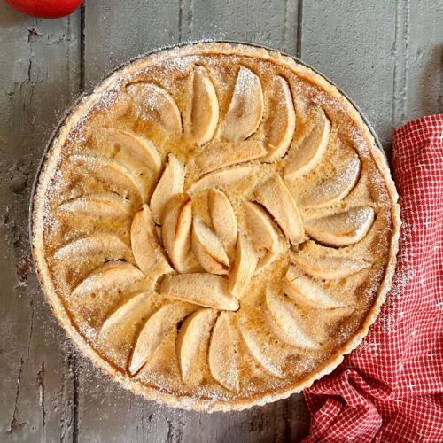 Tarte aux pommes normande maison